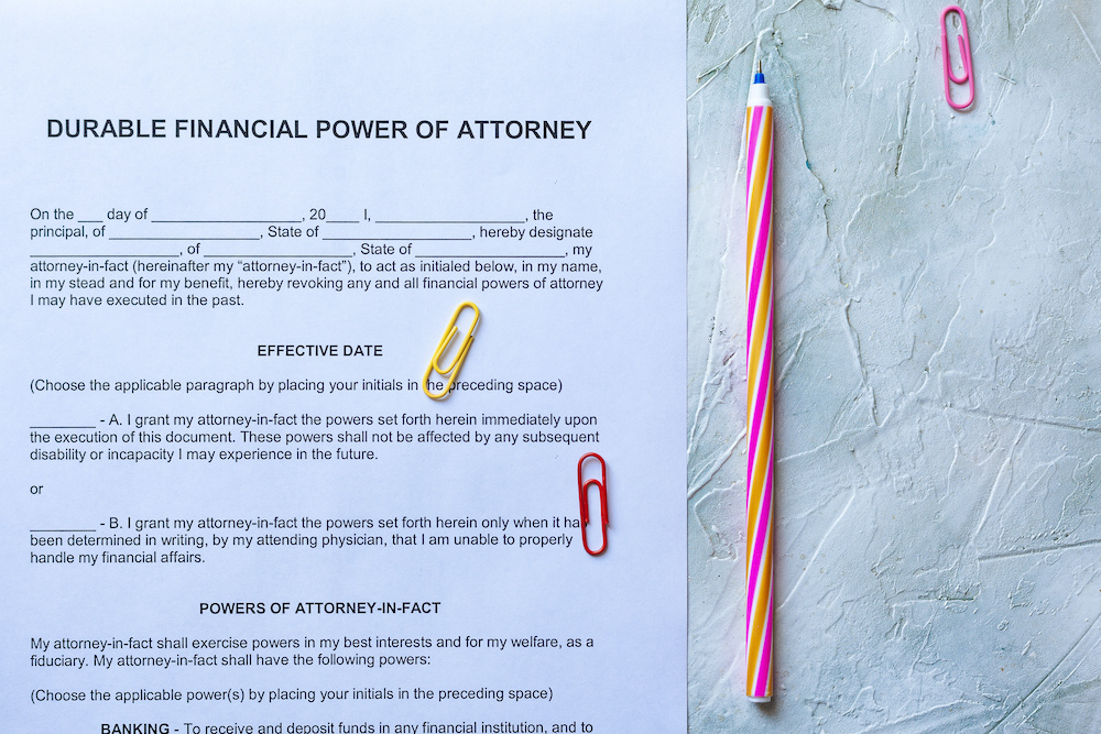 Durable Financial Power of Attorney