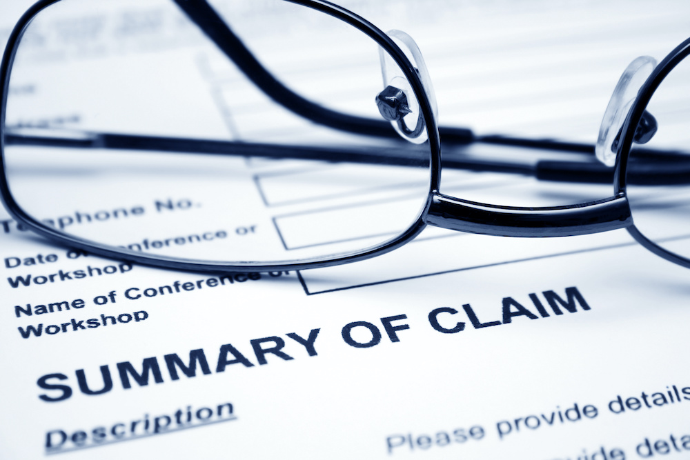 Glasses on Summary of Claim Probate Process