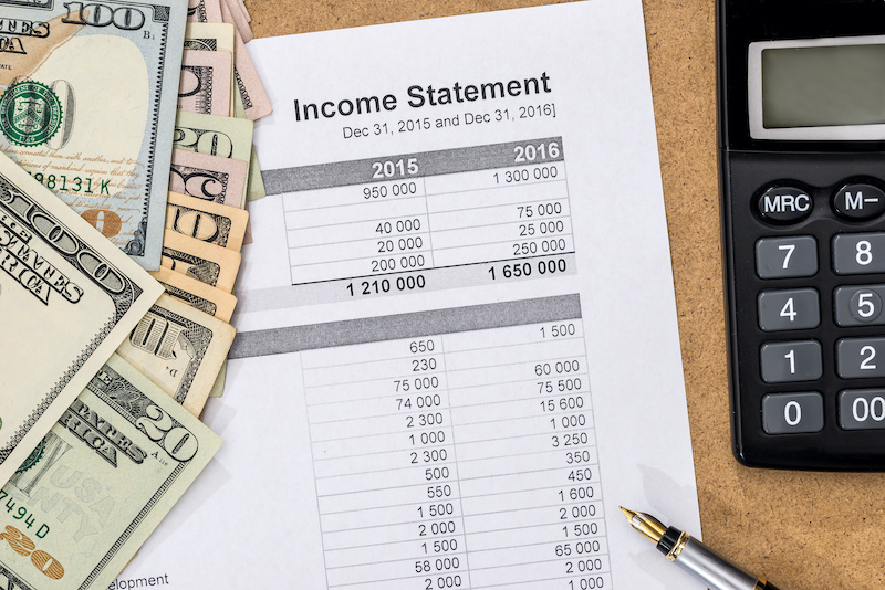 Taxable Income Statement