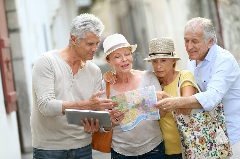 Senior Citizens Traveling