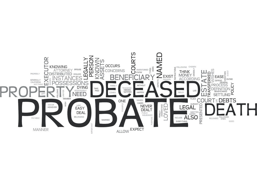 WHAT YOU SHOULD KNOW ABOUT PROBATE TEXT WORD CLOUD CONCEPT