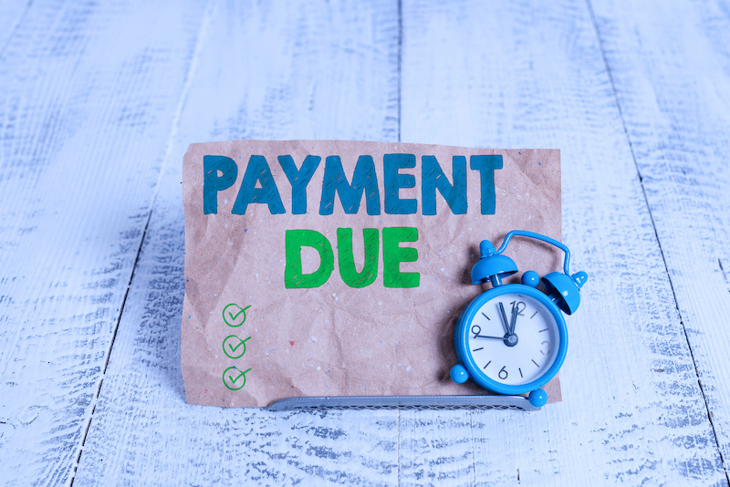 Payment due date creditors probate