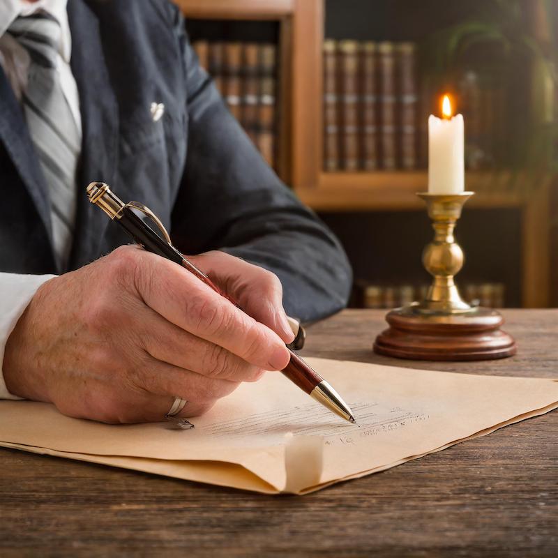 Writing a last will & testament for an executor in probate