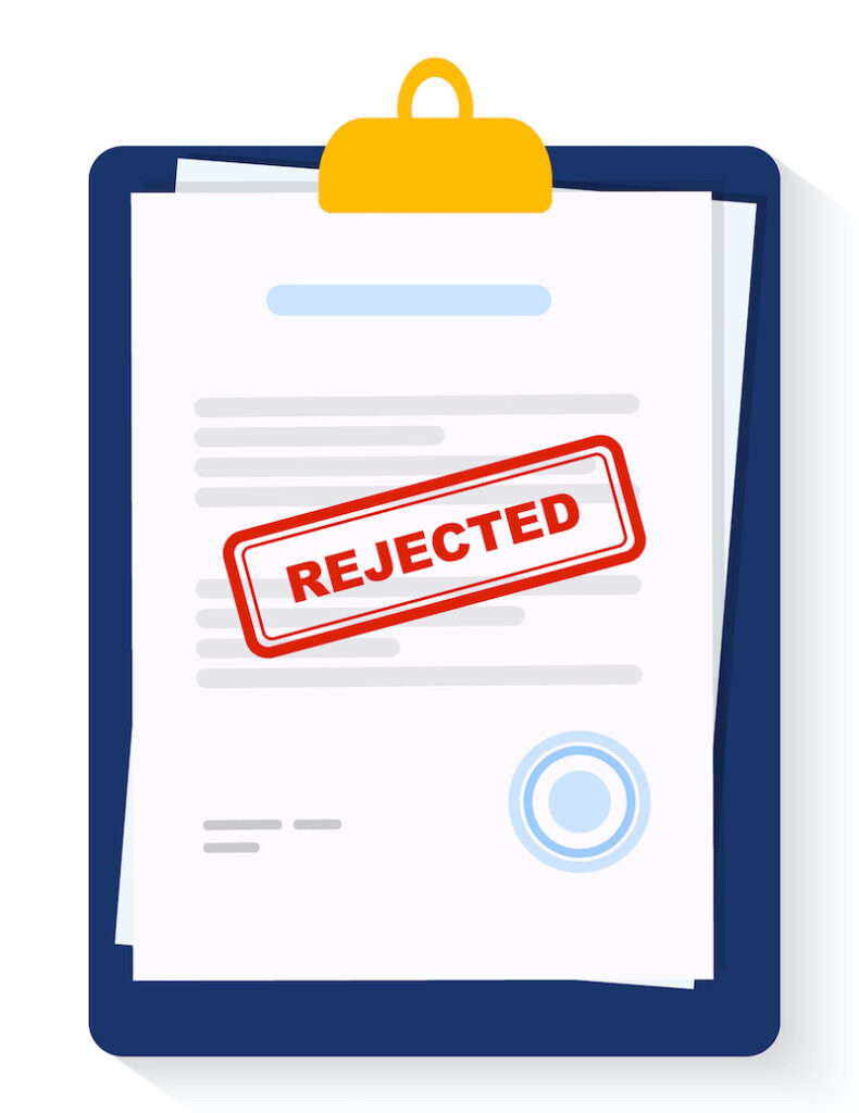 rejected paperwork conditional inheritance