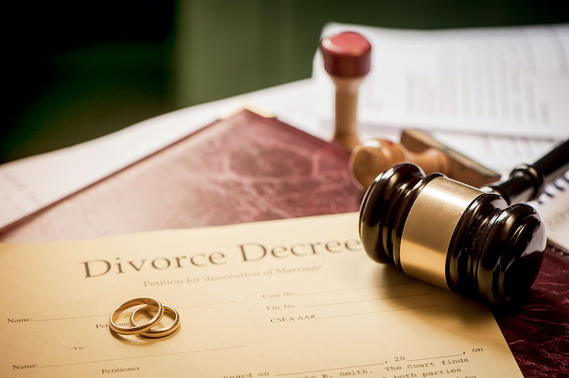 divorce decree for celebrity estate