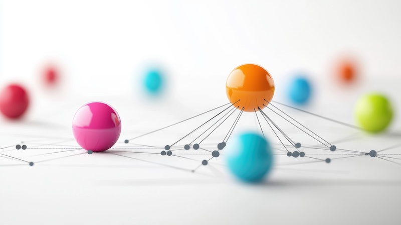 24090004 391 A network diagram with interconnected nodes representing various resources, illustrating the flow and distribution of assets within a company. --chaos 10 --ar 16:9 --quality 2 --personalize wbto1lo --stylize 250 --v 6.1 Job ID: 0a3f6f15-fe0d-4ad7-9197-e8f9161eedb9