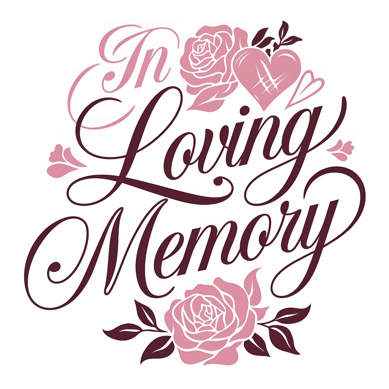in loving memory loved one's memory