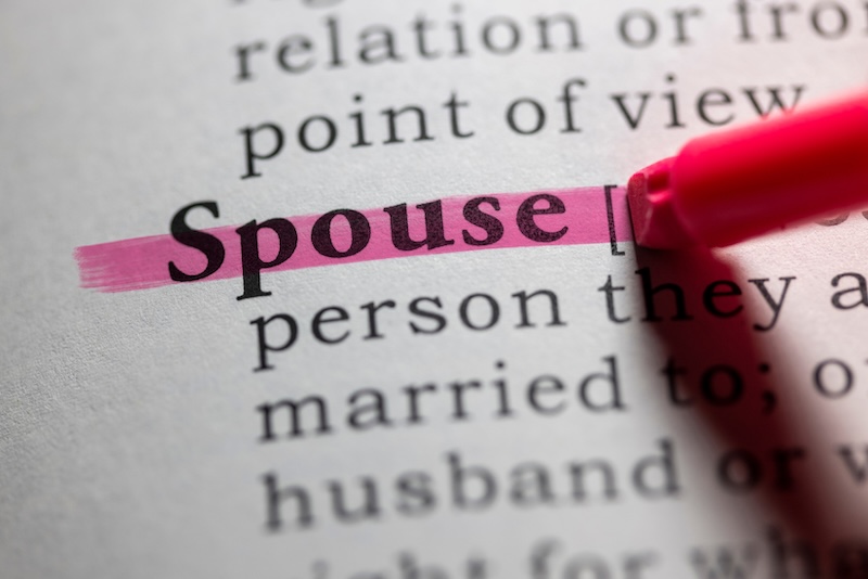 Fake Dictionary word, Dictionary definition of spouse
