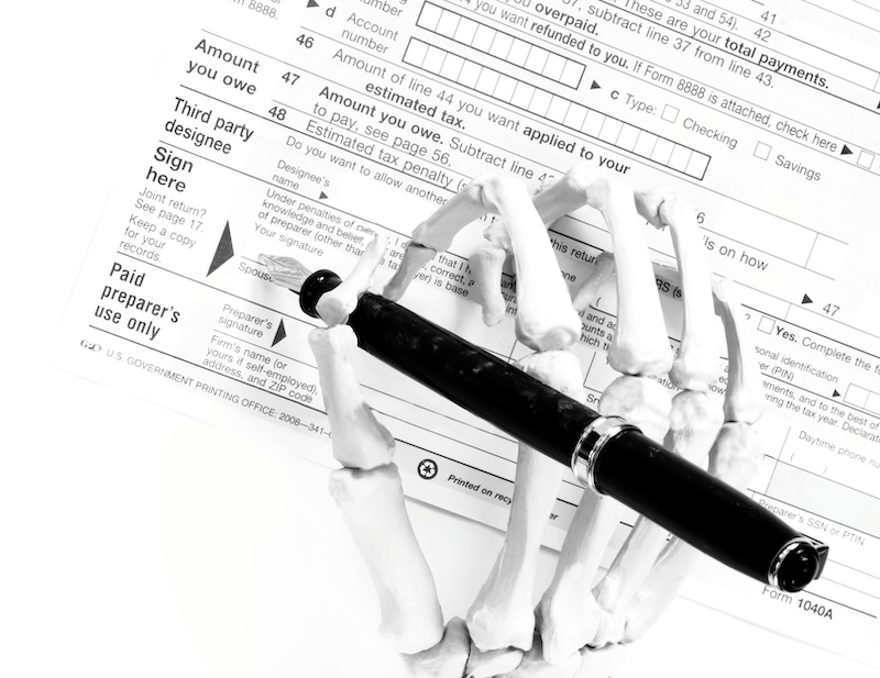 death taxes on the federal system